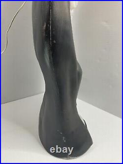 Vintage Dracula 36 Halloween Blow Mold Light General Foam Purple Black SEE