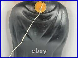 Vintage Dracula 36 Halloween Blow Mold Light General Foam Purple Black SEE