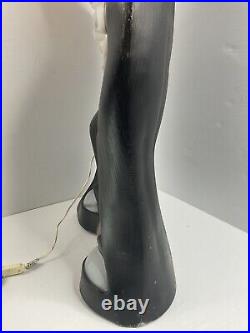 Vintage Dracula 36 Halloween Blow Mold Light General Foam Purple Black SEE