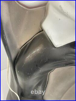Vintage Dracula 36 Halloween Blow Mold Light General Foam Purple Black SEE