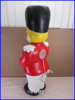 Vintage Drummer Boy Soldier Lighted Christmas Blow Mold 33 by Grand Venture