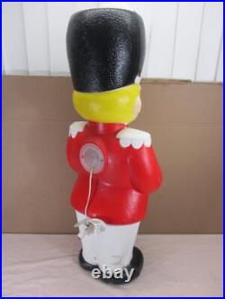 Vintage Drummer Boy Soldier Lighted Christmas Blow Mold 33 by Grand Venture