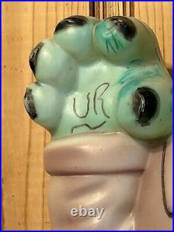 Vintage EMPIRE Frankenstein Monster Halloween Blow Mold 35 Lighted no light