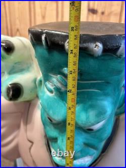 Vintage EMPIRE Frankenstein Monster Halloween Blow Mold 35 Lighted no light