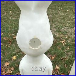 Vintage Easter Bunny blow mold by Union Products Inc Don Featherstone Lot Of 2