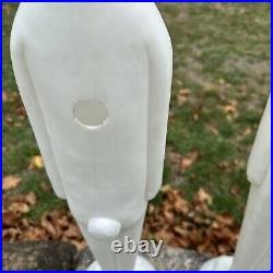 Vintage Easter Bunny blow mold by Union Products Inc Don Featherstone Lot Of 2