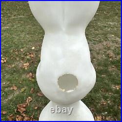 Vintage Easter Bunny blow mold by Union Products Inc Don Featherstone Lot Of 2