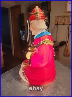 Vintage Empire 25 Wise Men Lighted Blow Mold Christmas Nativity Works