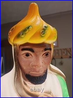 Vintage Empire 28 Wise Men Lighted Blow Mold Christmas Nativity Works