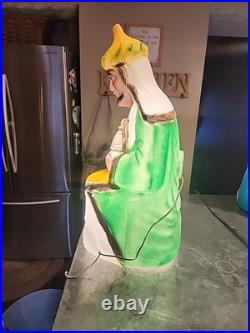 Vintage Empire 28 Wise Men Lighted Blow Mold Christmas Nativity Works