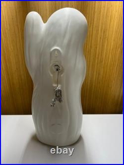 Vintage Empire 33 Blow Mold Halloween Happy Ghost With Pumpkin And Cat Light