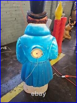 Vintage Empire 38 Christmas Dickens Victorian Caroler Gentleman Blow Mold
