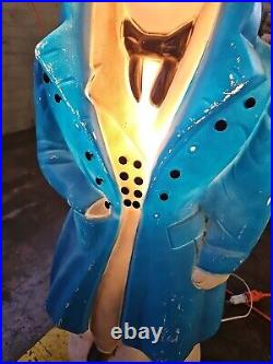 Vintage Empire 38 Christmas Dickens Victorian Caroler Gentleman Blow Mold