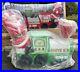 Vintage Empire 42 Illuminated Santa Green Choo-choo Train #1339 Blow Mold-new