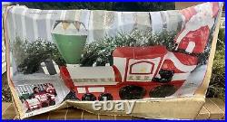 Vintage Empire 42 Illuminated Santa Green Choo-choo Train #1339 Blow Mold-new