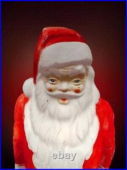 Vintage Empire 46 Santa with Toy Bag Blow Mold Christmas