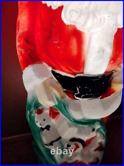 Vintage Empire 46 Santa with Toy Bag Blow Mold Christmas