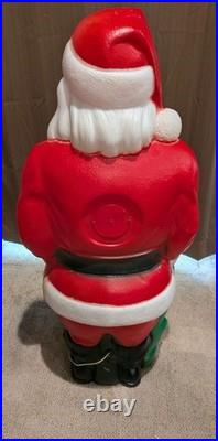 Vintage Empire 48 Santa Blow Mold Green Toy Bag Sack Empire Christmas Gifts Vintage Empire 48 Santa Blow Mold Green Toy Bag Sack Empire Christmas Gifts