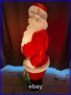 Vintage Empire 48 Santa Blow Mold Green Toy Bag Sack Empire Christmas Gifts Vintage Empire 48 Santa Blow Mold Green Toy Bag Sack Empire Christmas Gifts