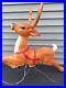 Vintage Empire BLOW MOLD REINDEER DEER For Sleigh WithWire Bracket