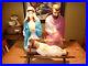 Vintage Empire Blow Mold Lighted Nativity Set Joseph Mary Baby Jesus Large Set