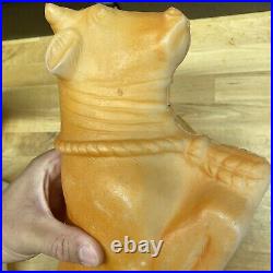 Vintage Empire Blow Mold Nativity Animals Cow Sheep Donkey USA READ