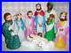 Vintage Empire Blow Mold Nativity Set 10pc Tallest is 23 Jesus Mary Joseph Wise
