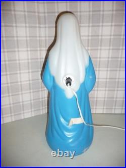 Vintage Empire Blow Mold Nativity Set 10pc Tallest is 23 Jesus Mary Joseph Wise