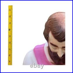 Vintage Empire Blow Mold Nativity Set Light-Up Mary Joseph Baby Jesus 27