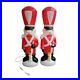 Vintage Empire Blow Mold Rare Nutcracker Toy Soldier WithRifle Light Up Christmas