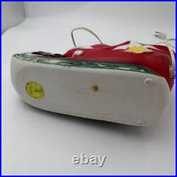 Vintage Empire Blow Mold Santa Sleigh Reindeer Christmas Decor Light Up Tabletop