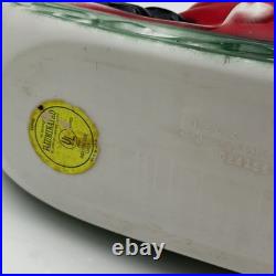 Vintage Empire Blow Mold Santa Sleigh Reindeer Christmas Decor Light Up Tabletop