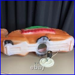 Vintage Empire Camel Blow Mold Lighted Nativity With Box Great Condition USA