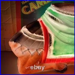 Vintage Empire Camel Blow Mold Lighted Nativity With Box Great Condition USA