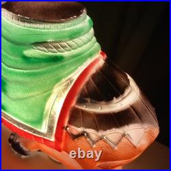 Vintage Empire Camel Blow Mold Lighted Nativity With Box Great Condition USA