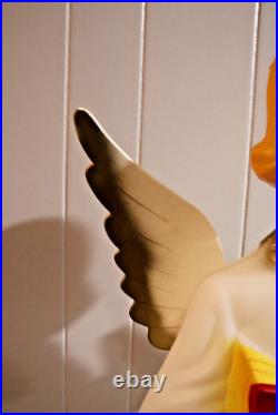 Vintage Empire Choir Girl Angel Blow Mold Christmas Caroler 30 Lighted CIB Box