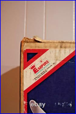 Vintage Empire Choir Girl Angel Blow Mold Christmas Caroler 30 Lighted CIB Box