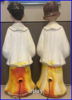 Vintage Empire Christmas Blow Molds Hymns Carolers Boy & Girl 30 WORKS