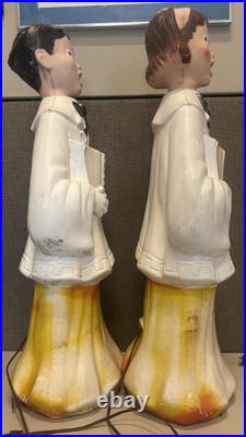 Vintage Empire Christmas Blow Molds Hymns Carolers Boy & Girl 30 WORKS
