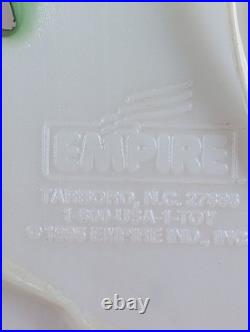 Vintage Empire Christmas Lighted Wreath Candle Plastic Blow Mold Hanging Tested