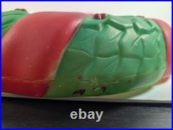 Vintage Empire Christmas Lighted Wreath Candle Plastic Blow Mold Hanging Tested