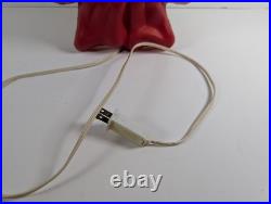 Vintage Empire Christmas Lighted Wreath Candle Plastic Blow Mold Hanging Tested