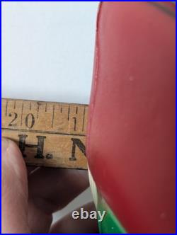 Vintage Empire Christmas Lighted Wreath Candle Plastic Blow Mold Hanging Tested