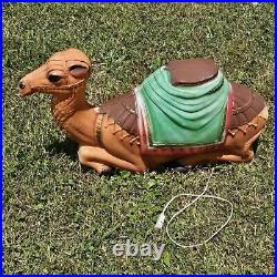 Vintage Empire Christmas Nativity Camel Blow Mold 28