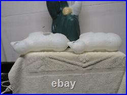 Vintage Empire Christmas Nativity Shepherd & 2 Sheep/Lamb Tabletop Blow Molds