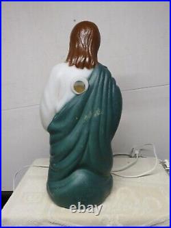 Vintage Empire Christmas Nativity Shepherd & 2 Sheep/Lamb Tabletop Blow Molds