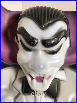 Vintage Empire Count Dracula 36 Halloween Lighted Blow Mold Outdoor Decor