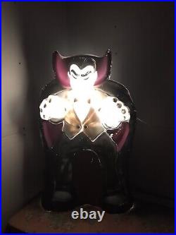 Vintage Empire Count Dracula 36 Halloween Lighted Blow Mold Outdoor Decor