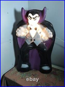Vintage Empire Count Dracula 36 Halloween Lighted Blow Mold Outdoor Decor