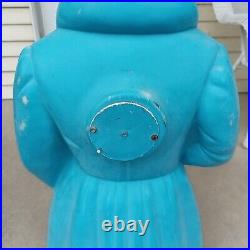 Vintage Empire Dickens Caroler Gentleman Christmas Blow Mold Plastic 38